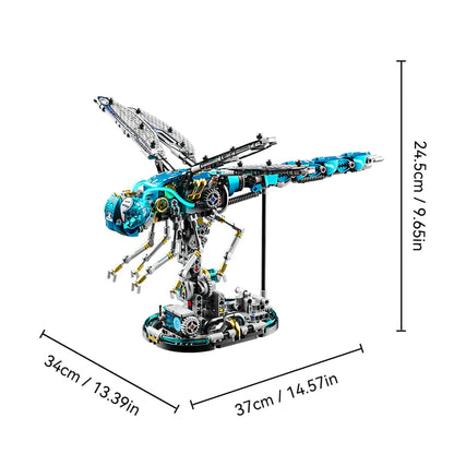 Bionic Dragonfly - 866Pcs Mechanical Building Set