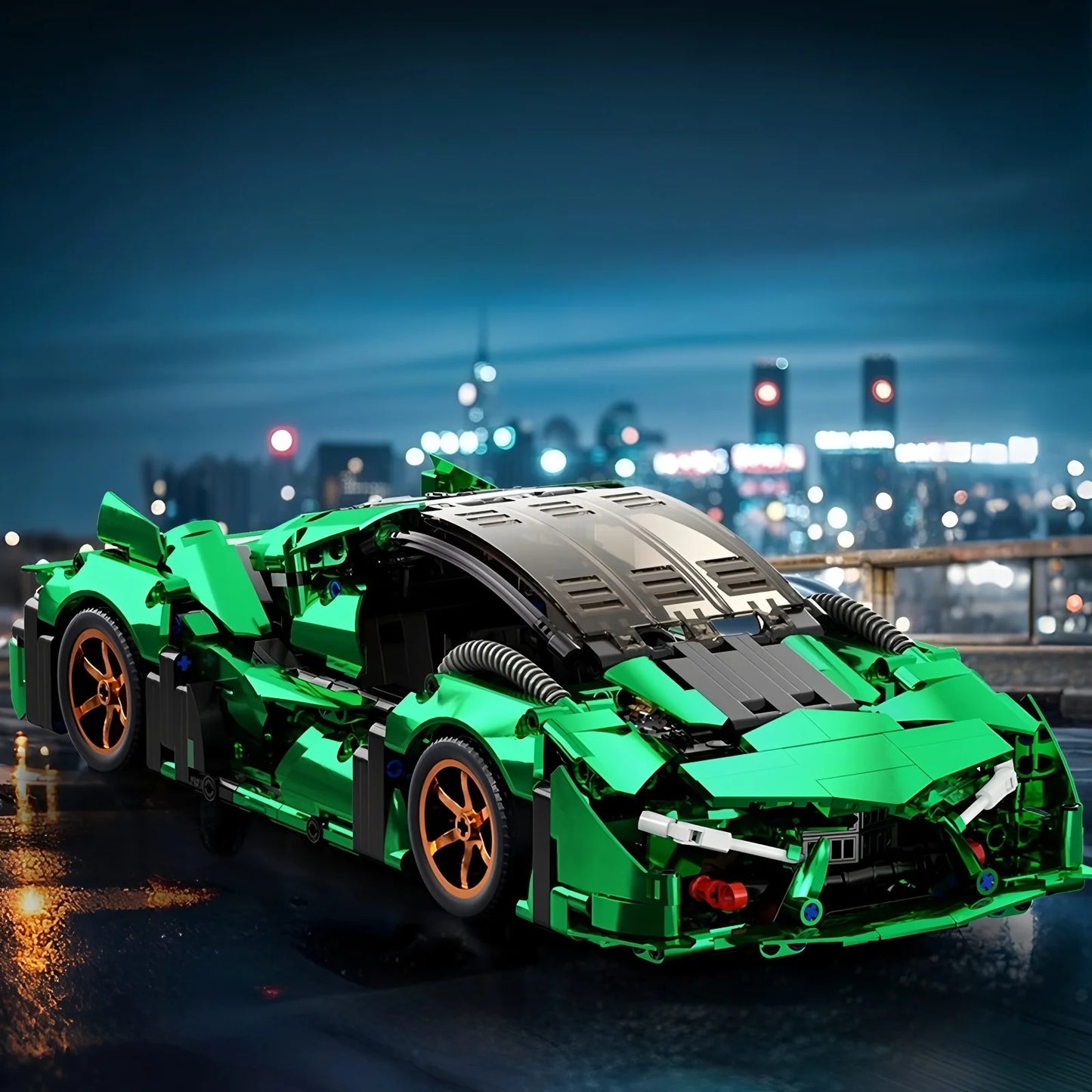 Apex Velocity 1:14 Supercar - Technical Racing Building Block Set