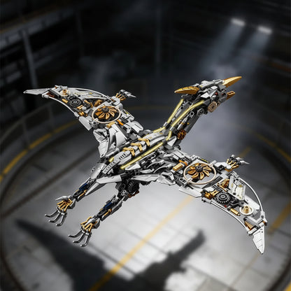 Mechanical Pterosaur MOC - Light-Up Dinosaur Building Set