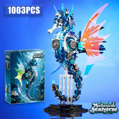 AquaMech Mechanical Seahorse - 1003pc Marine Building Block Set