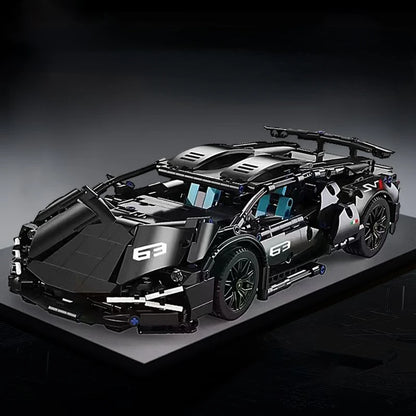 Velocity Blue 1:14 Supercar - 1280 PCS STEM Building Block Set